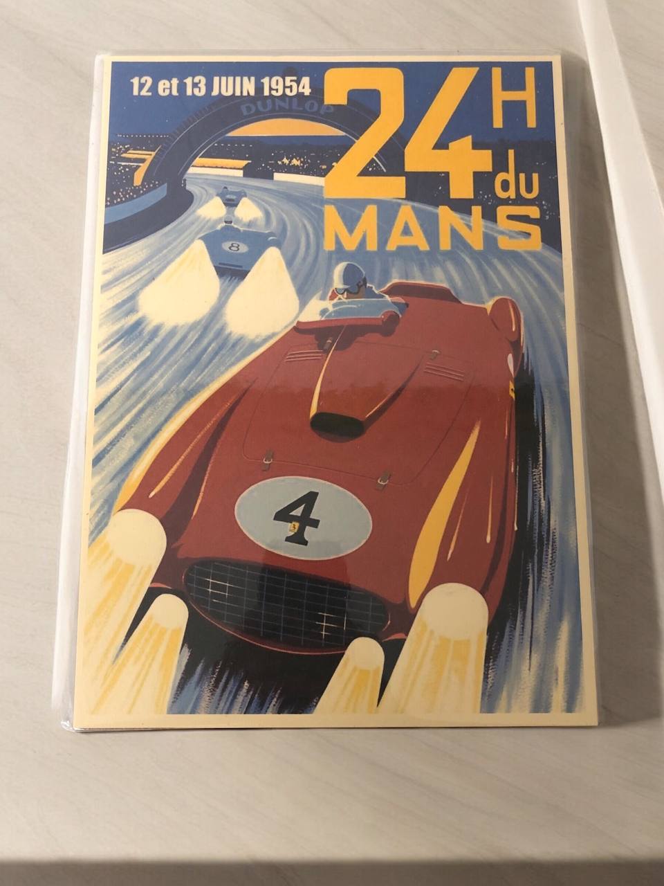 24 Hours of Le Mans Poster - Racing Art- A4 Size Hard Board Poster