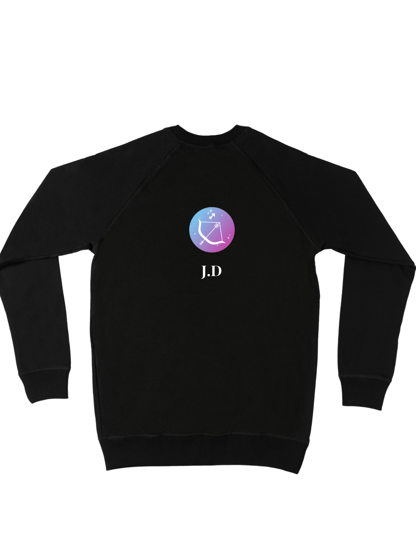 Your Zodiac Sign with Your Name, Initial, Lucky Number Custom Sweatshirt | Personalized and Stylish