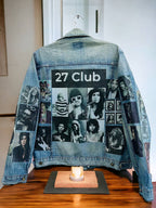 27 club theme denim jacket 
