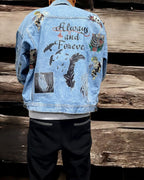 Freedom Customised Graphic Denim Jackets - MAXGRG
