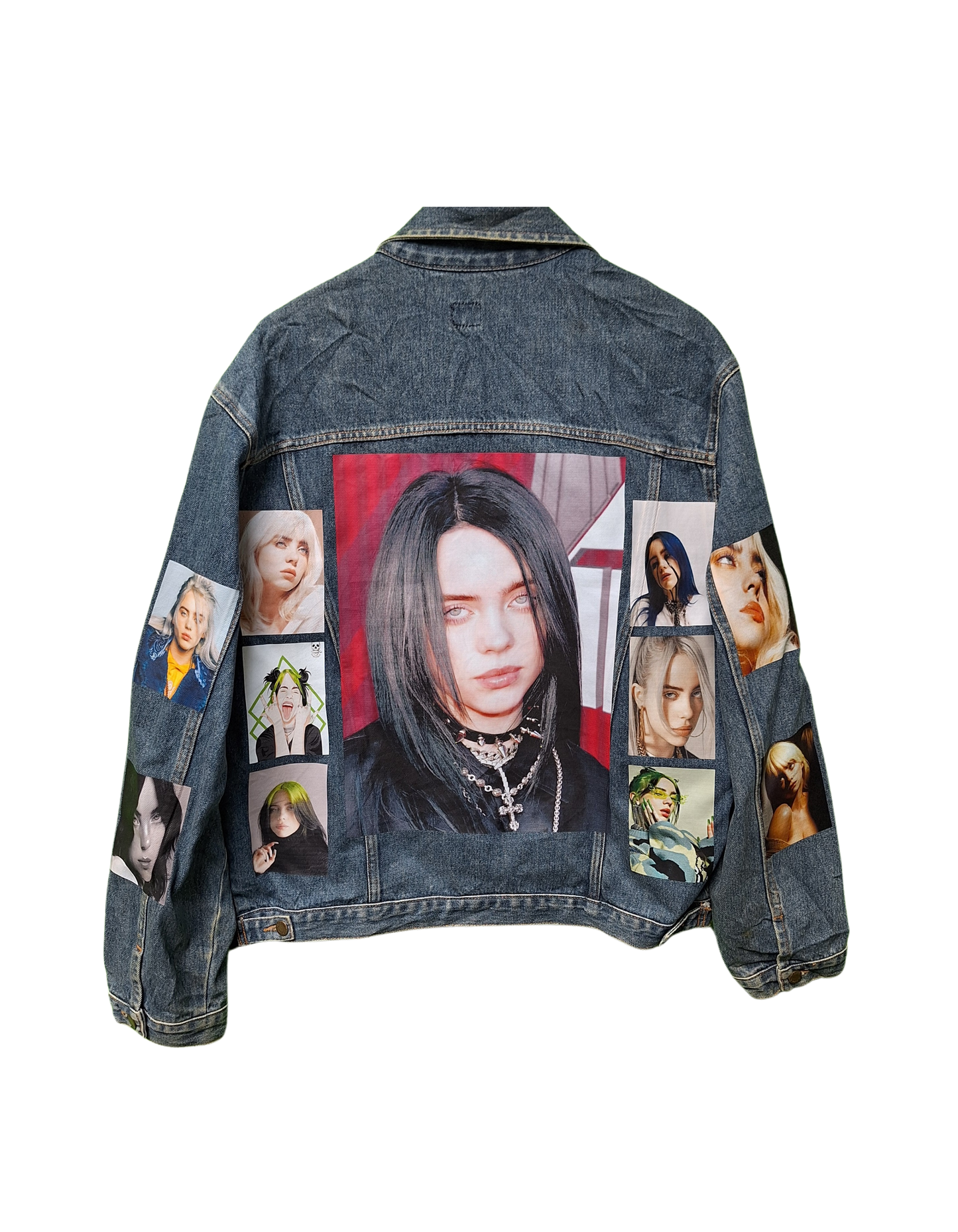 Billie Eilish Graphic Denim Jacket | Unisex Streetwear
