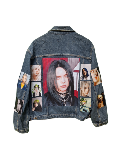 Billie Eilish Graphic Denim Jacket | Unisex Streetwear