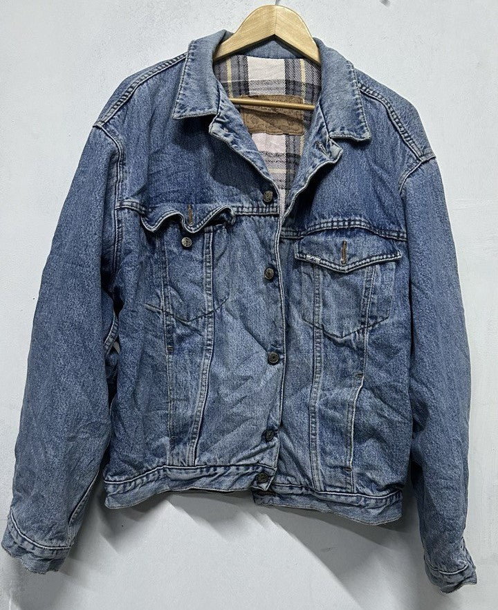 Vintage Quilted-Lined Denim Jackets – Warm, Stylish, Multiple Sizes