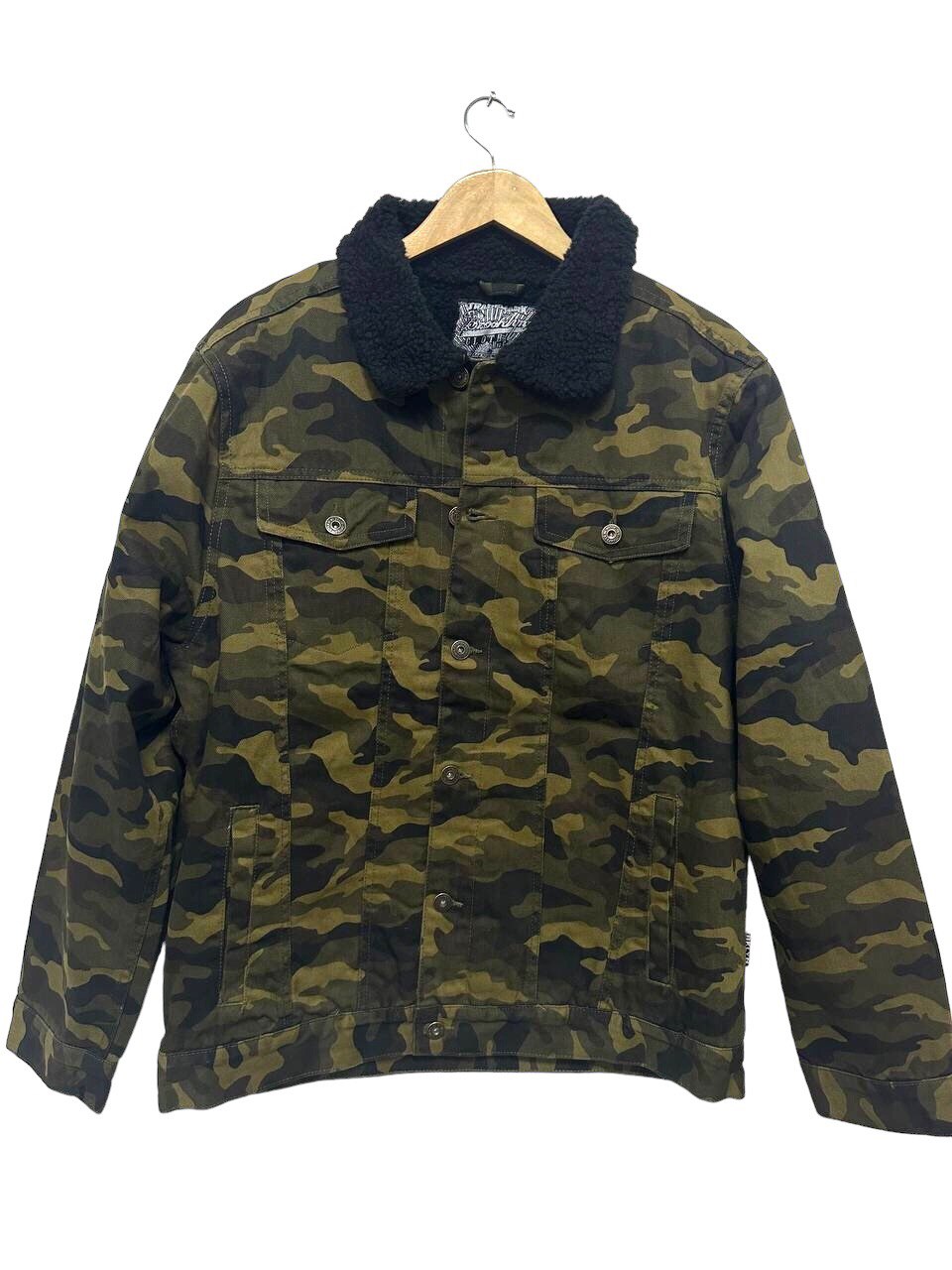 Camo Print Sherpa Jacket | Camouflage Print Jackets