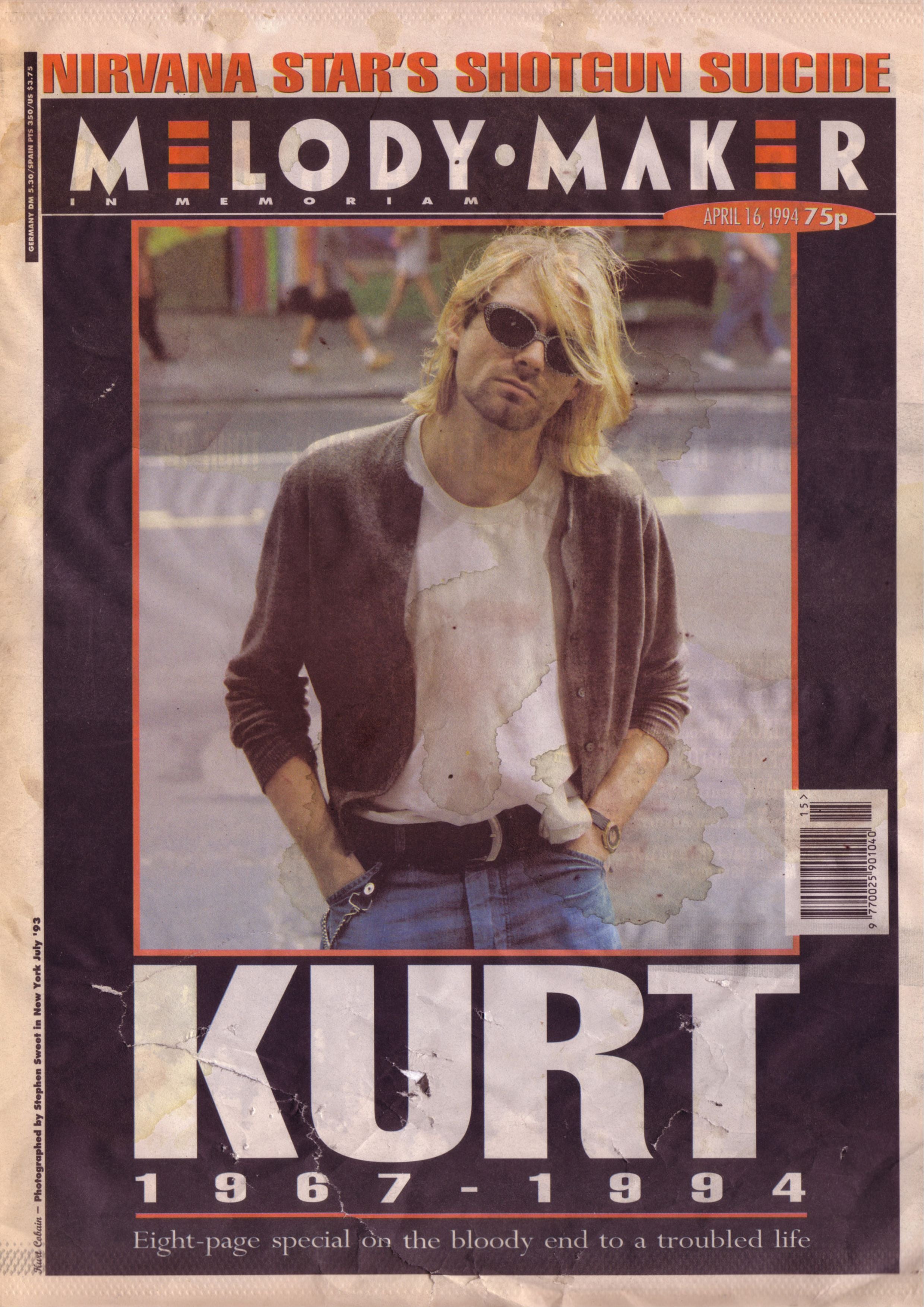 Melody Maker - Kurt Poster