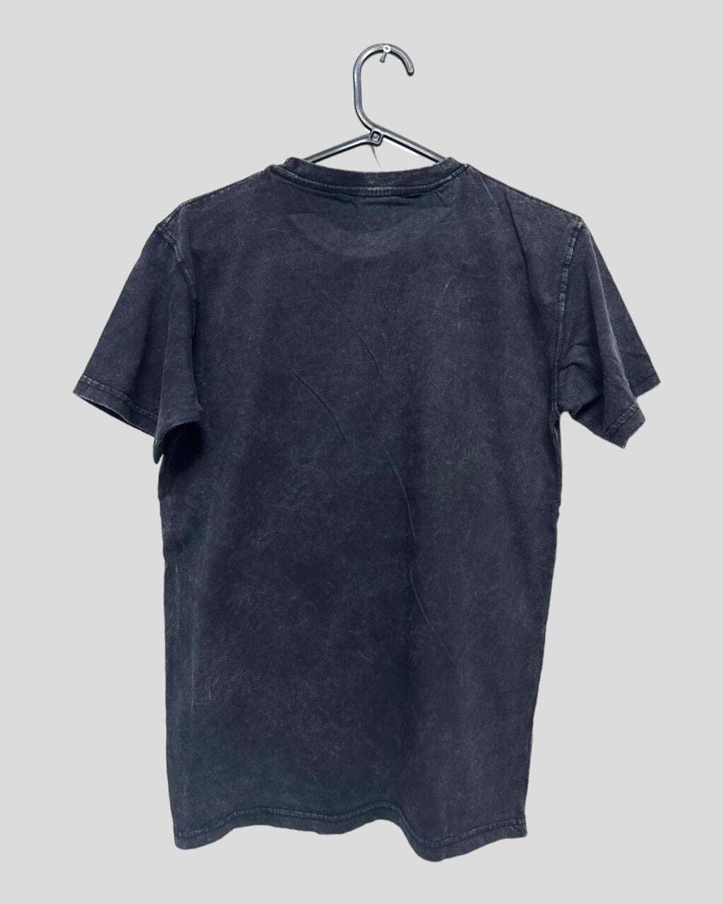 Men's Crew Neck Short Sleeve Acid Wash  T-Shirt