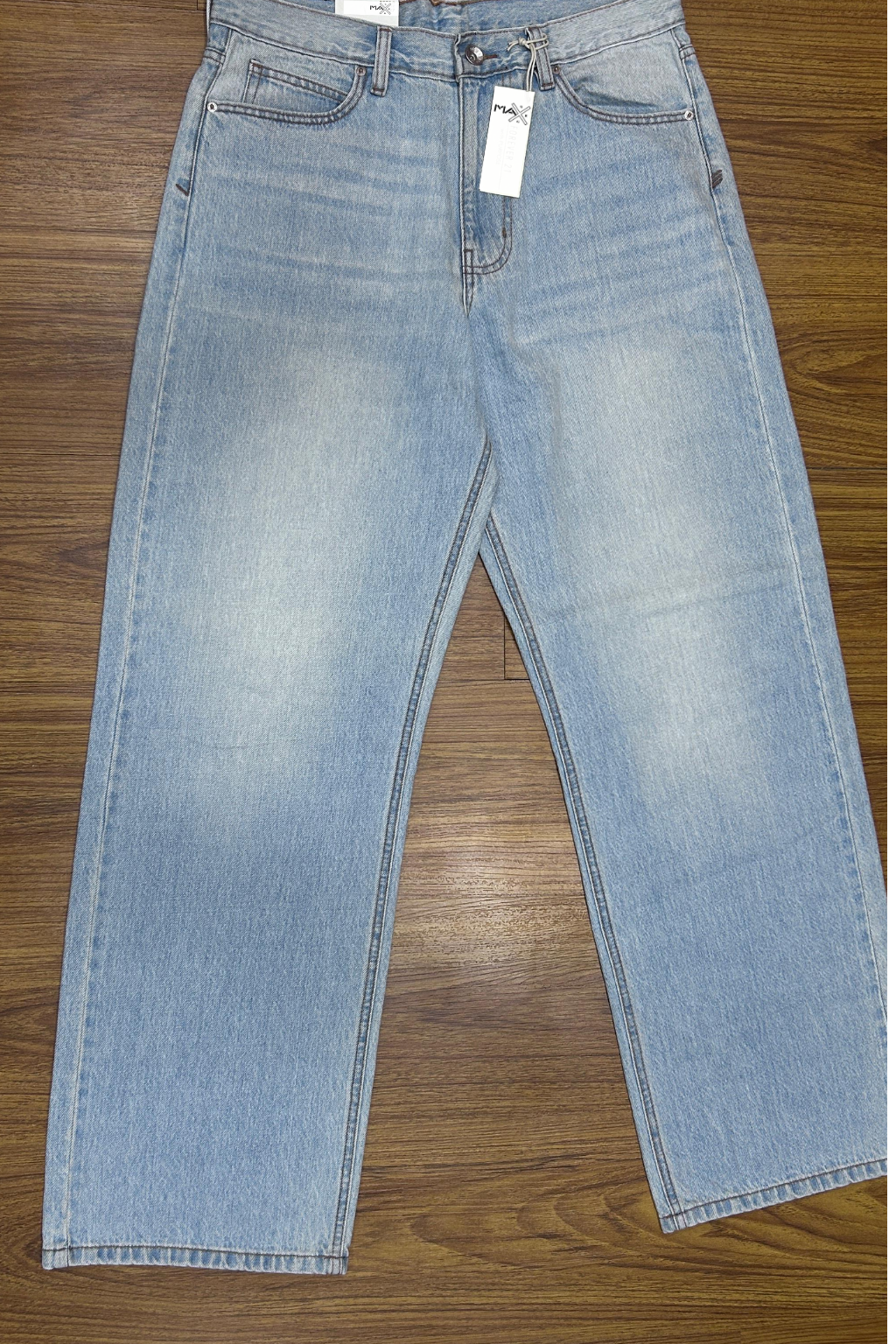 Vintage Blue Baggy Jeans Pants - MAXGRG