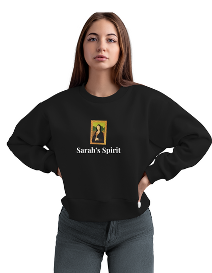 [Your Name]'s Spirit  Sweatshirt | Customized Black Sweatshirt | Personalized and Stylish