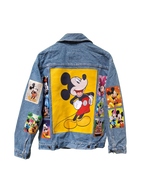 Mickey mouse theme denim jacket 