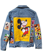 Mickey Mouse Customised Graphic Denim Jackets - MAXGRG