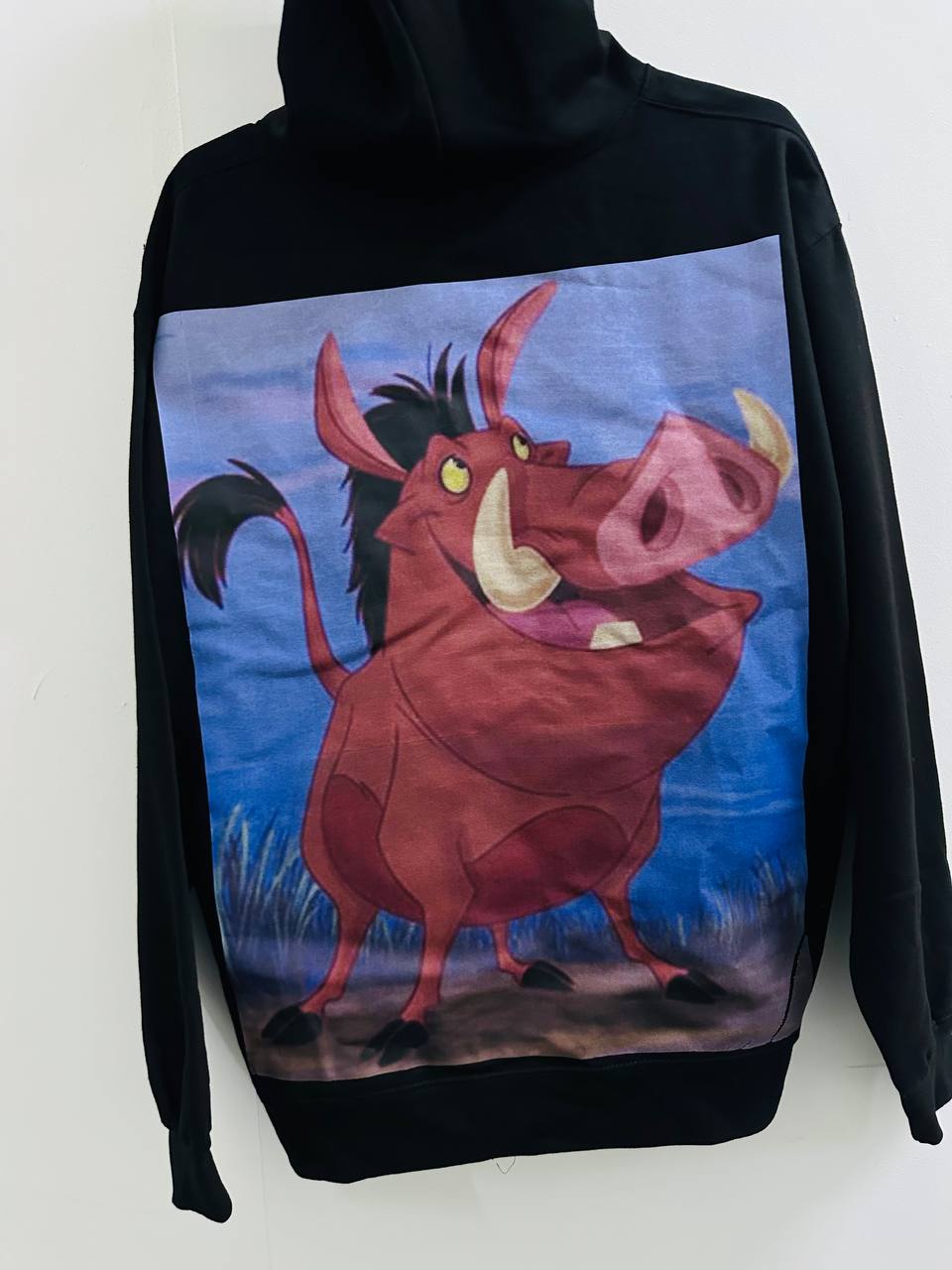 Pumbaa Design Custom XL Size Hoodie  - Graphic Unisex Hoodie | Various Color