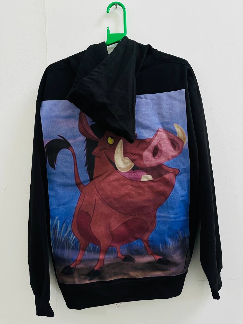 Pumbaa Design Custom XL Size Hoodie  - Graphic Unisex Hoodie | Various Color