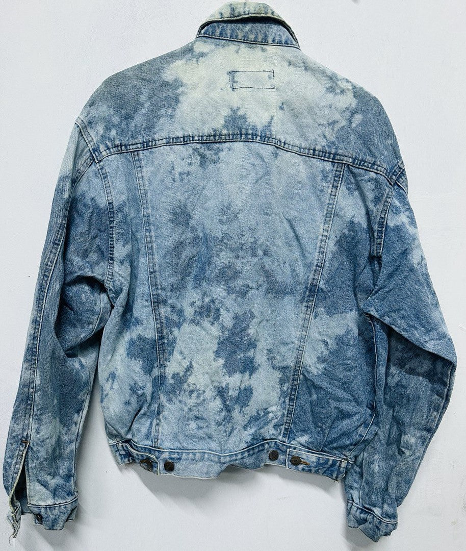 Vintage 80s and 90s Men's Trucker Bleached Denim Jackets - Unisex Vintage Bleached Denim - Various Size