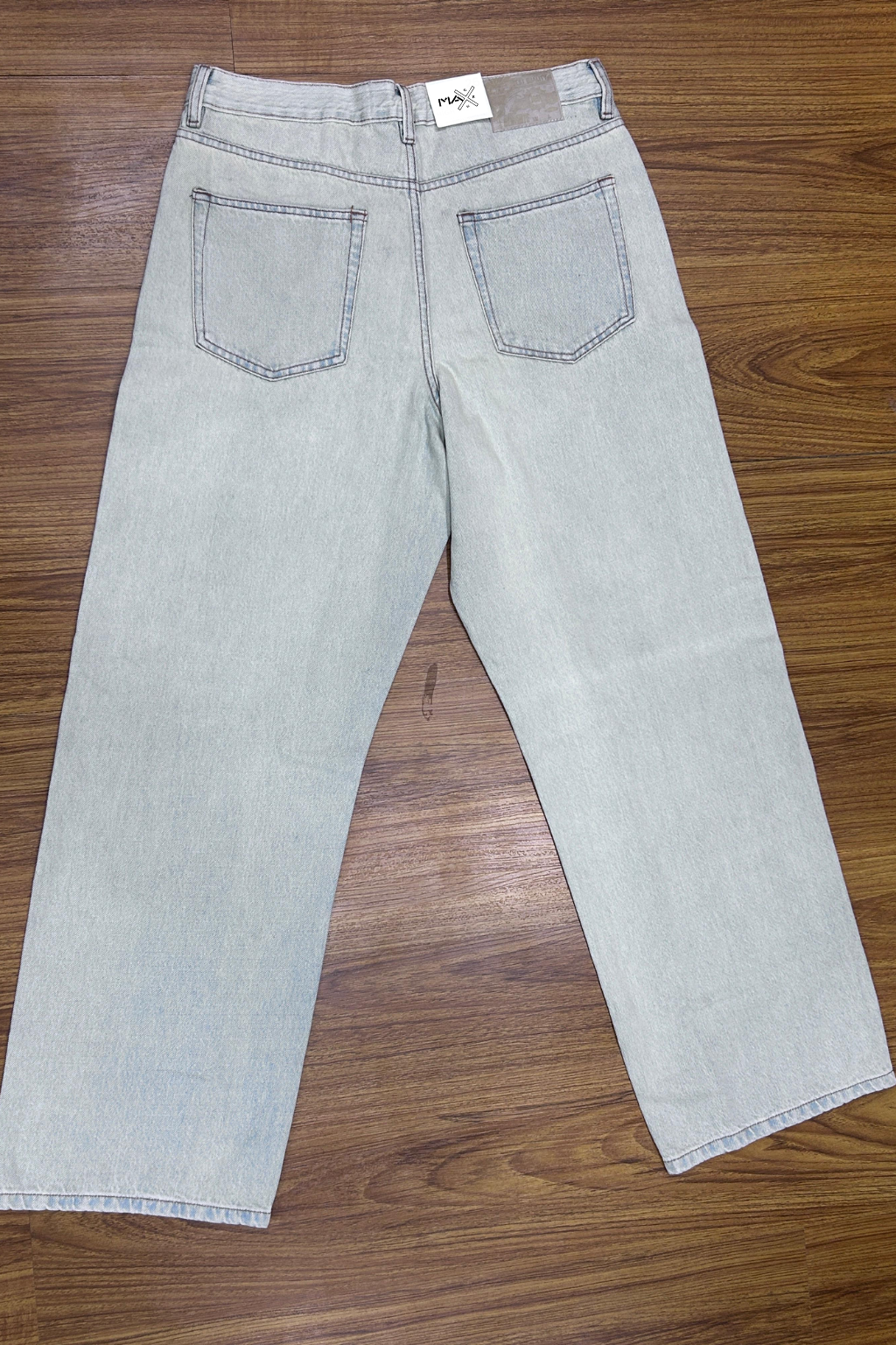 Light Blue Baggy Jeans Pants - MAXGRG