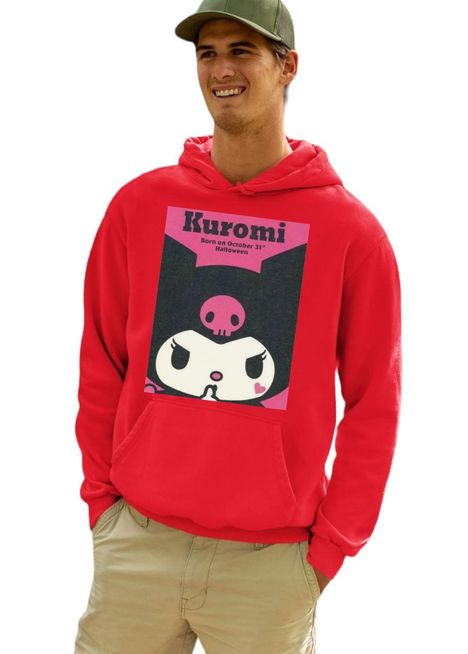 Kuromi Custom Unisex Graphic Hoodie | Rock Band Graphic Hoodie | Different Color & Sizes from Kids to Adult