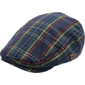 flannel flat cap 