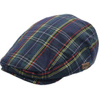 flannel flat cap 