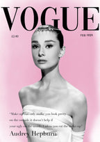 Audrey Hepburn Vogue Poster
