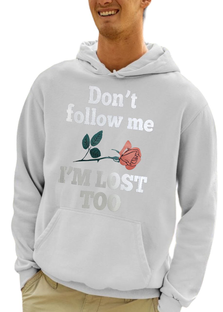 Don't Follow Me Custom Unisex Graphic Hoodie | Rock Band Graphic Hoodie | Different Color & Sizes from Kids to Adult