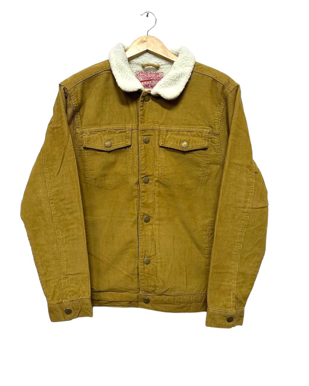 Customized Graphic Kuromi Design Khaki  Corduroy Jacket | Brooklyn Men's Corduroy Jacket