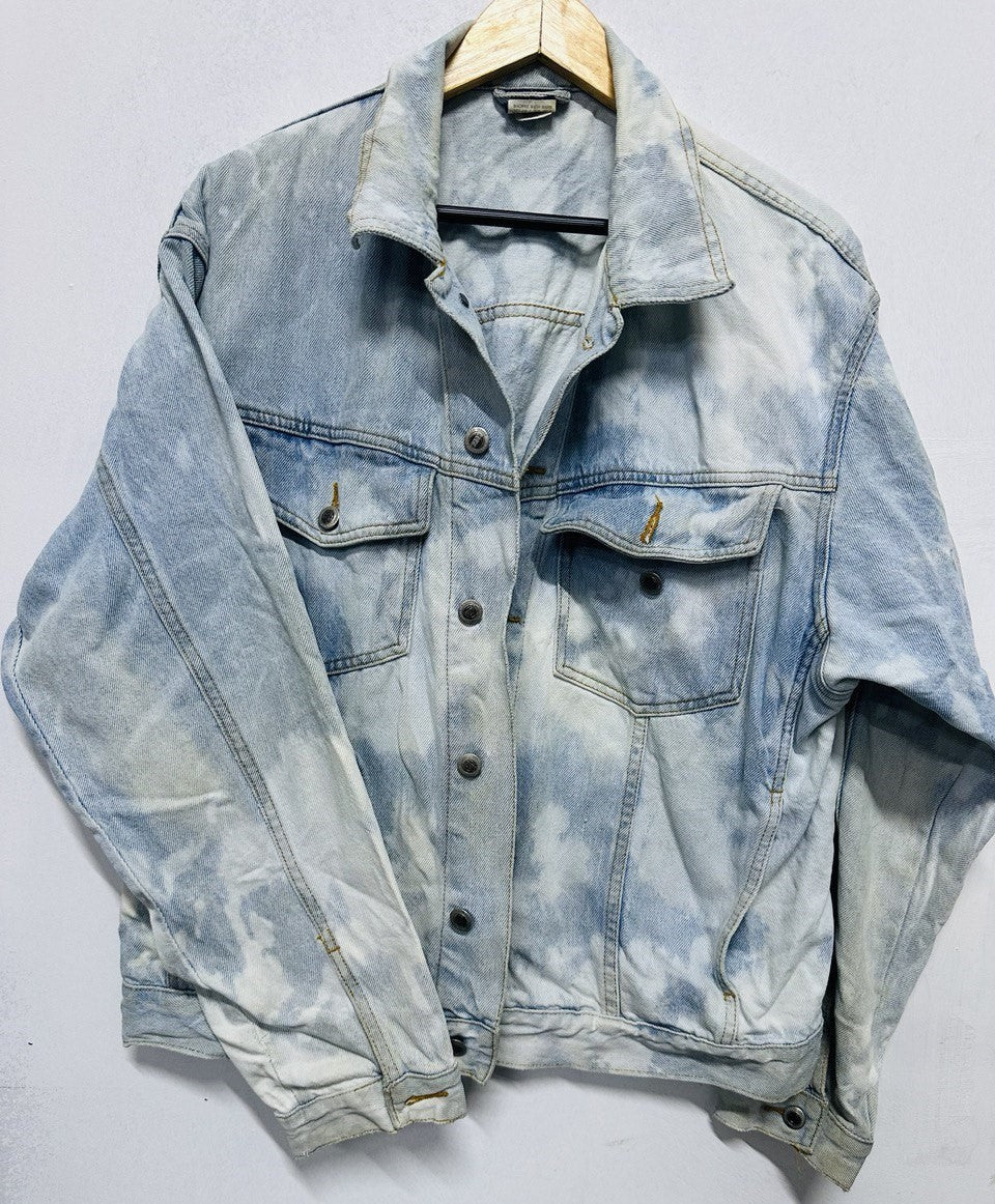 Vintage 80s and 90s Men's Trucker Bleached Denim Jackets - Unisex Vintage Bleached Denim - Various Size