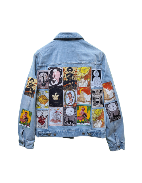 Tarot Vintage Customised Graphic Denim Jackets - MAXGRG