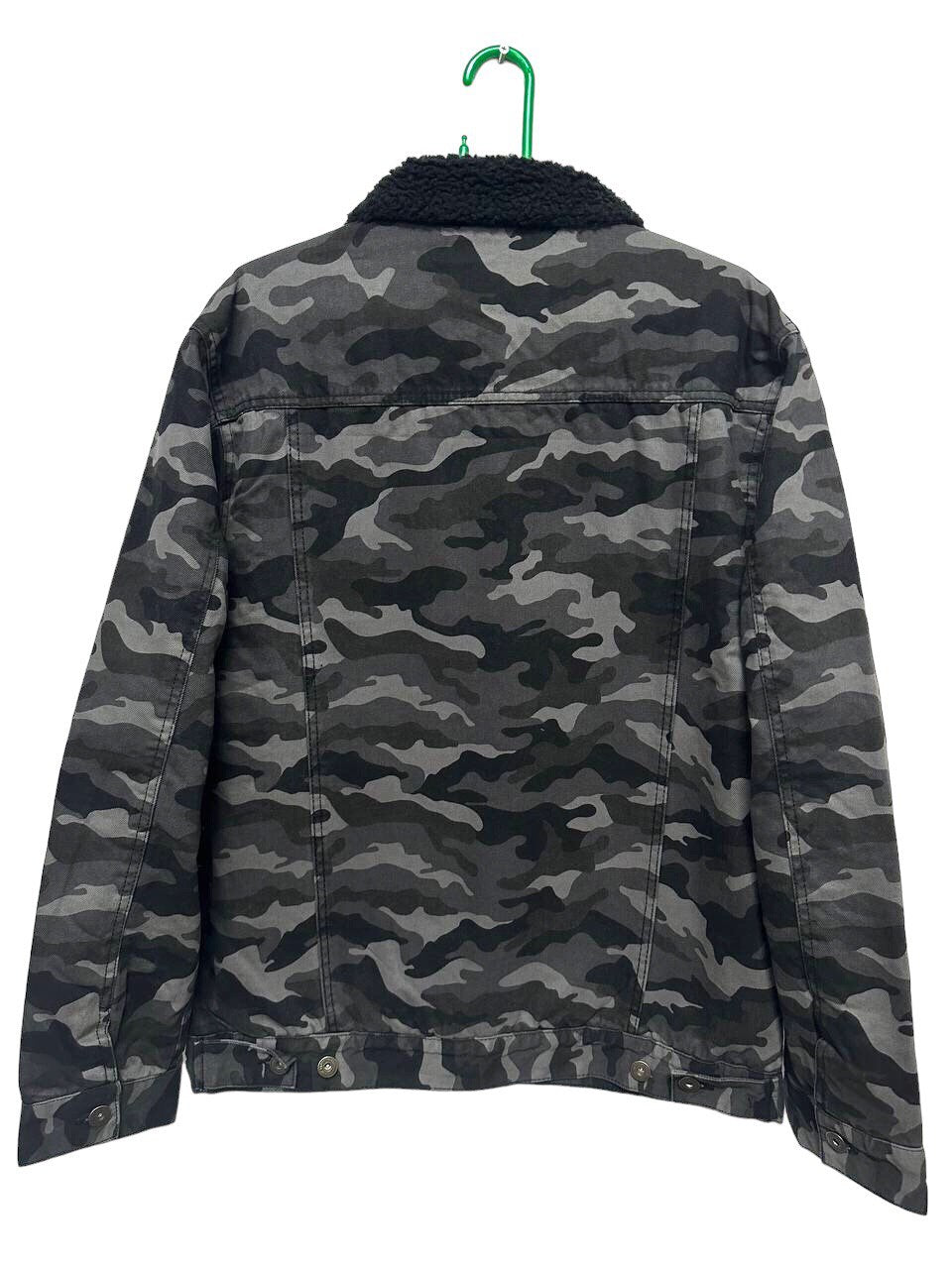 Camo Print Sherpa Jacket | Camouflage Print Jackets