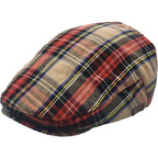 Tartan cap front
