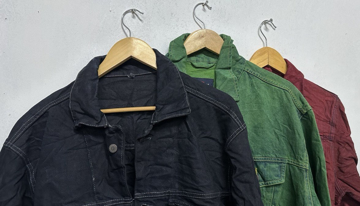 Vintage 80s and 90s Men's Trucker Denim Jackets -Various Size And Colour