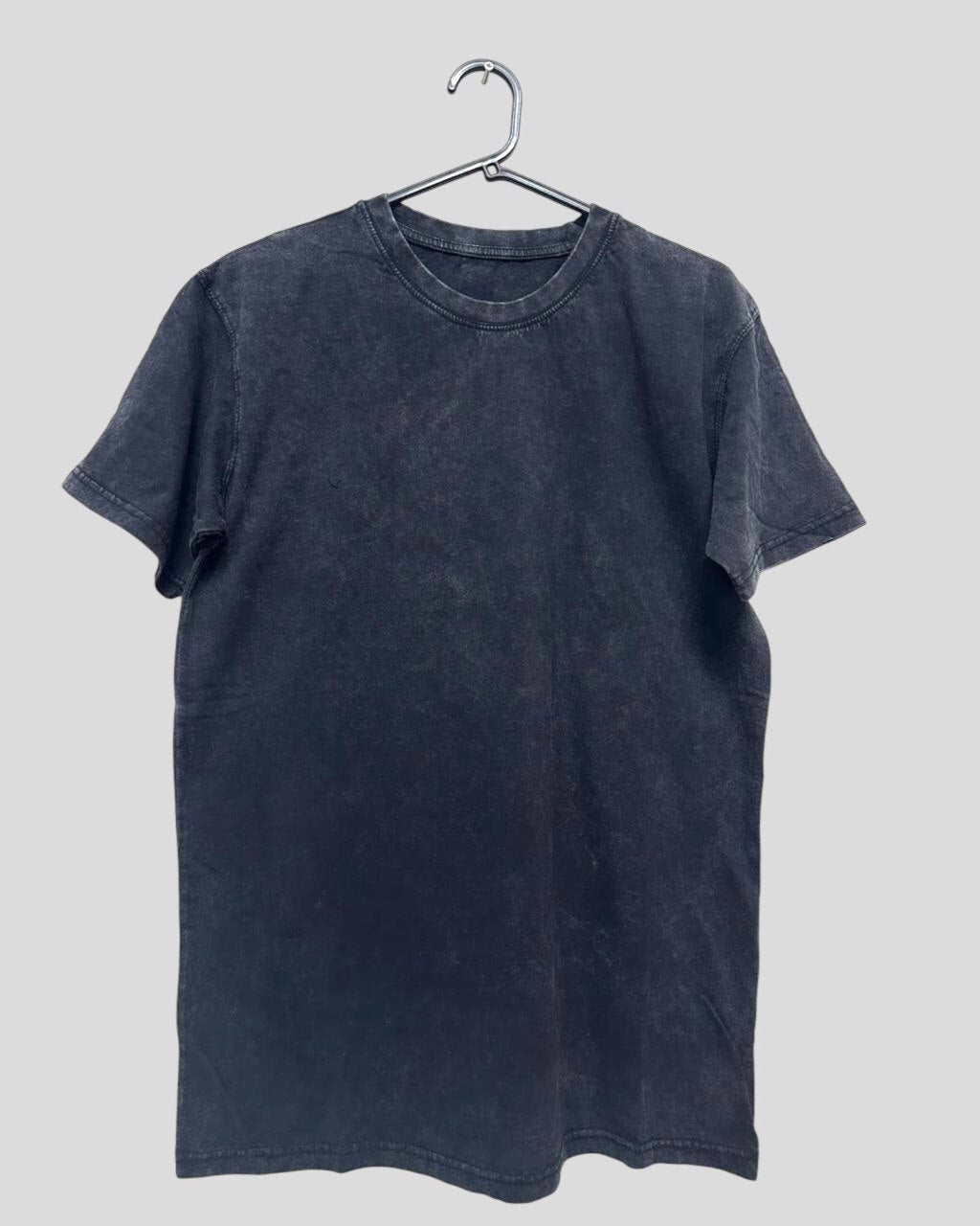 Men's Crew Neck Short Sleeve Acid Wash  T-Shirt