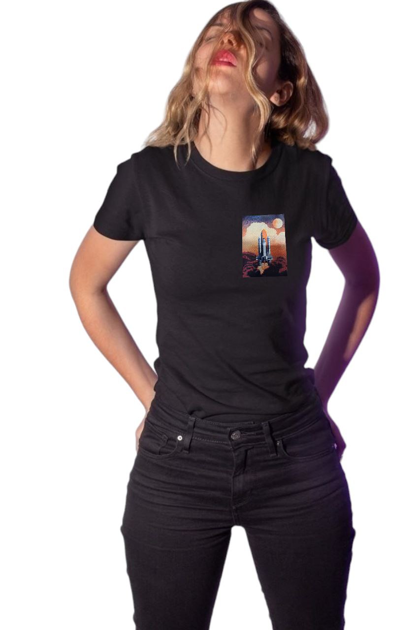NASA [A6 Size Print] Custom T-shirt - Graphic Unisex T-shirt | Various Color & Sizes