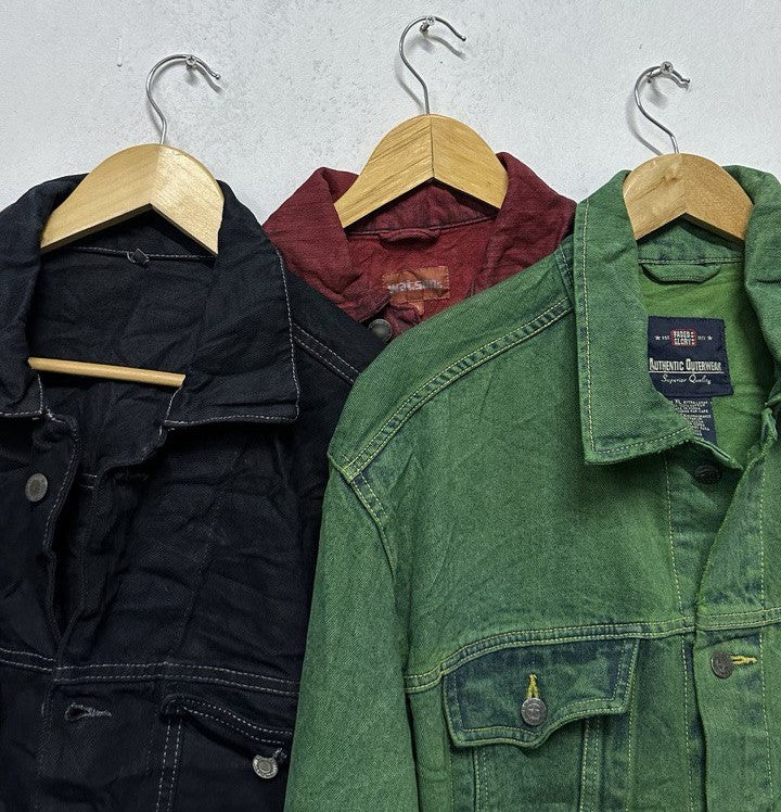 Vintage 80s and 90s Men's Trucker Denim Jackets -Various Size And Colour