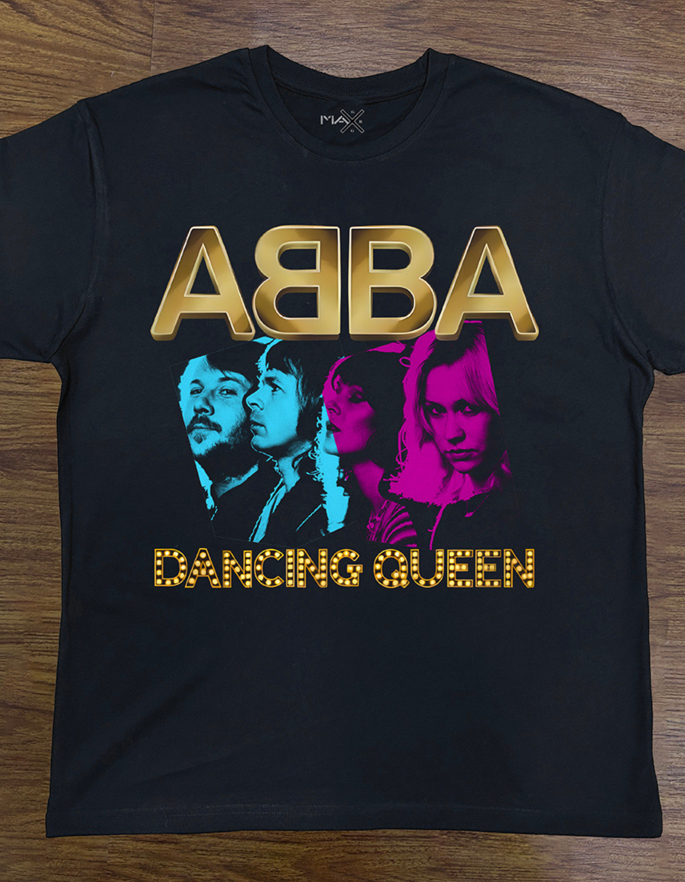 Abba Dancing Queen | Screen Print Graphic T-Shirt - MAXGRG
