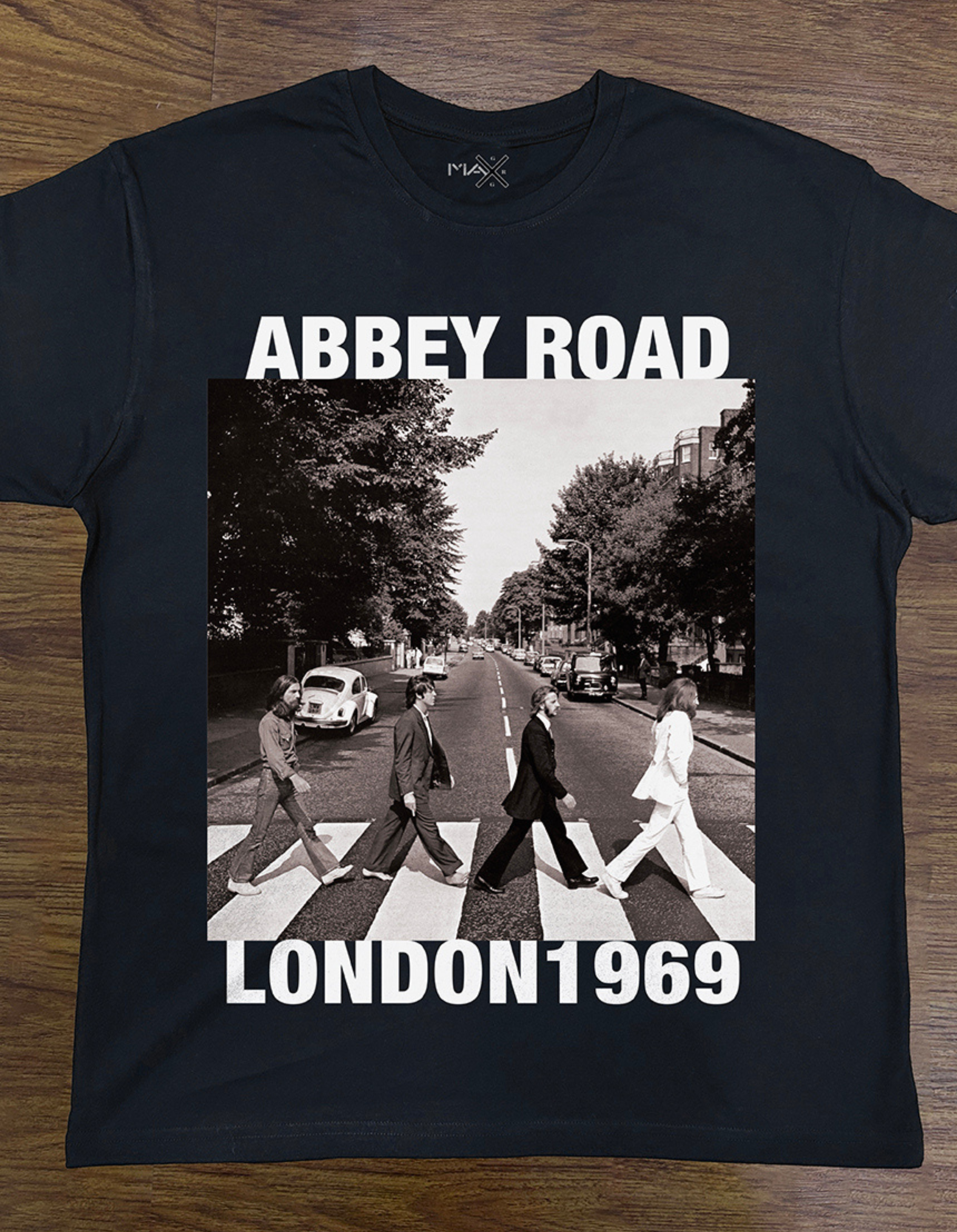 Abbey Road London 1969 | Screen Print Graphic T-Shirt - MAXGRG