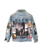 Back To Black Vintage Customised Graphic Denim Jackets - MAXGRG