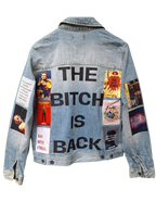 The Bitch is Back Customised Graphic Denim Jackets - MAXGRG