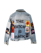 The Bitch is Back Customised Graphic Denim Jackets - MAXGRG