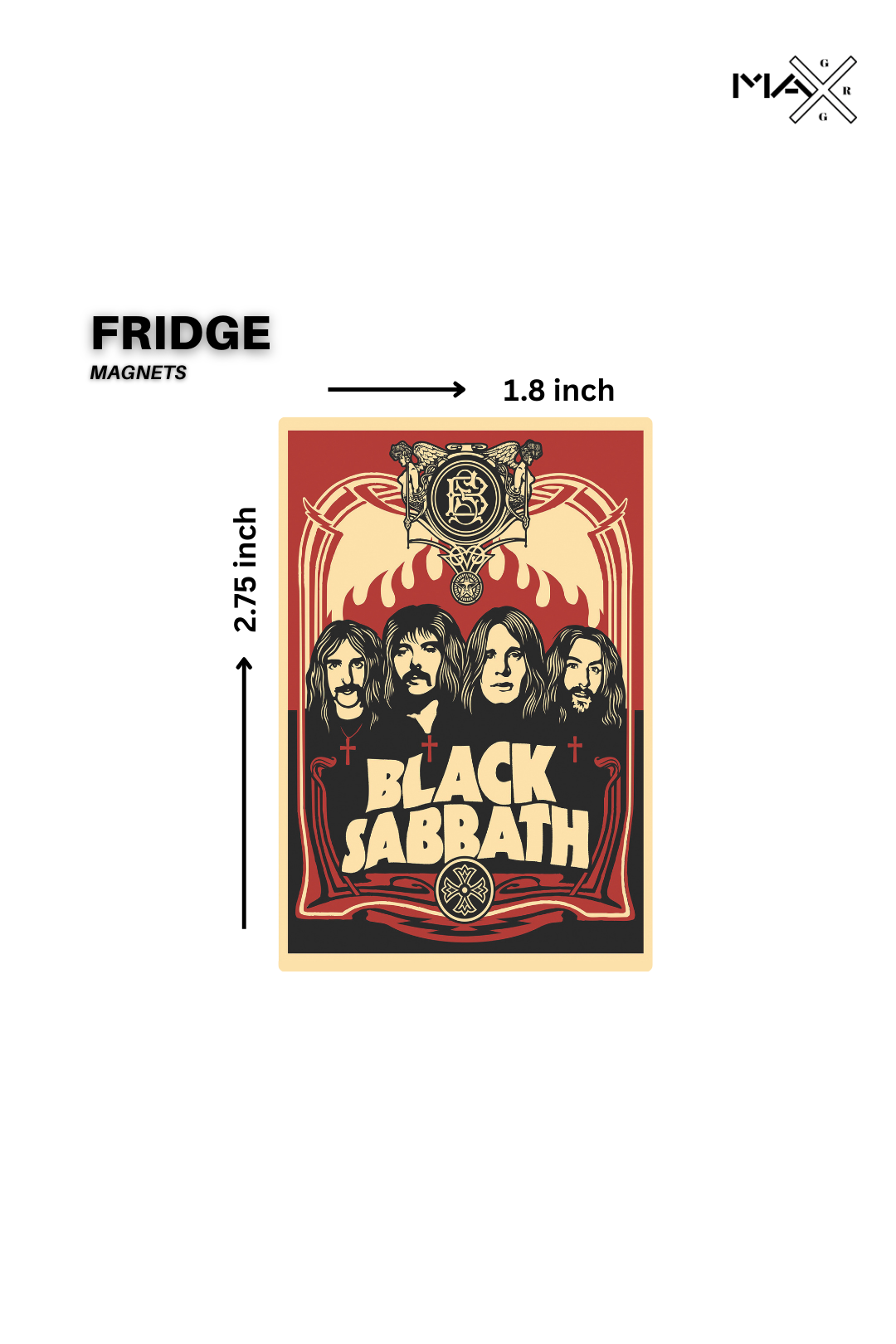 Black Sabbath magnet 