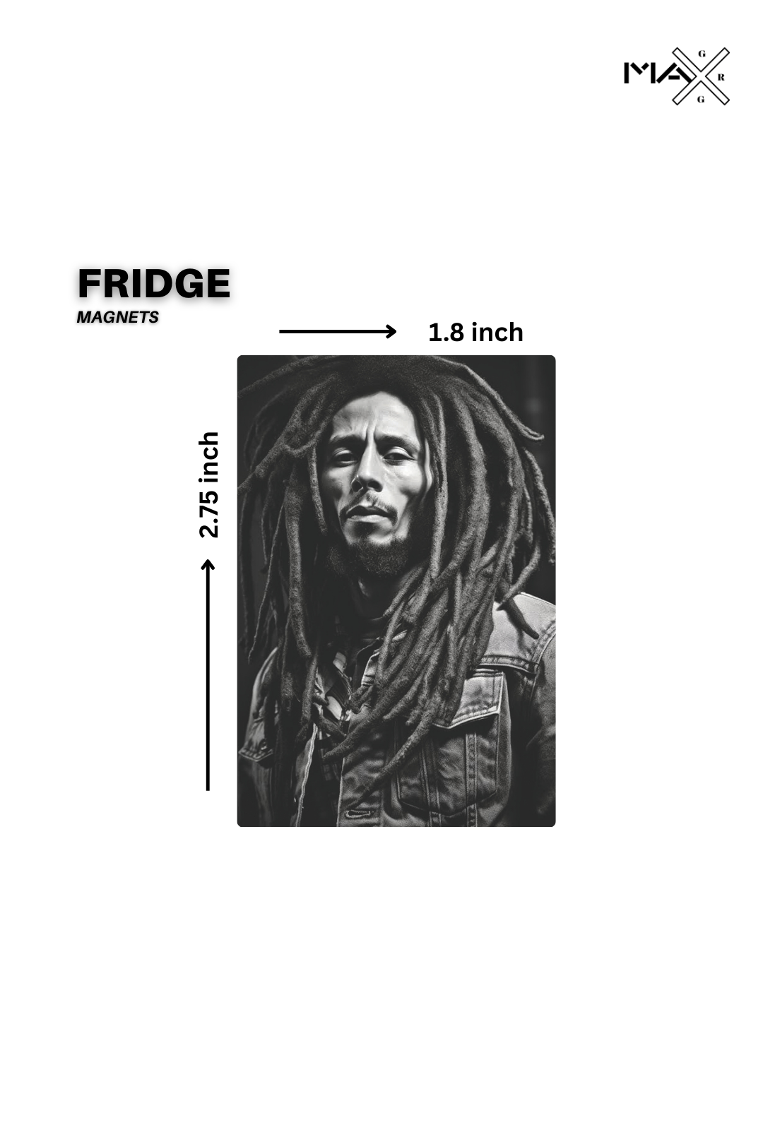 Bob marley magnet 