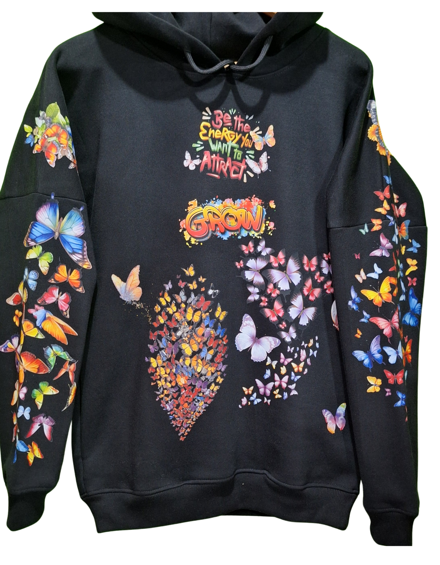 Butterfly Customised Graphic Printed Hoodie I Unisex Graphic Hoodie Various Sizes