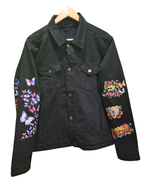 Butterfly Customised Graphic Denim Jackets - MAXGRG