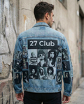 Club 27 Printed Customised Graphic Denim Jackets - MAXGRG
