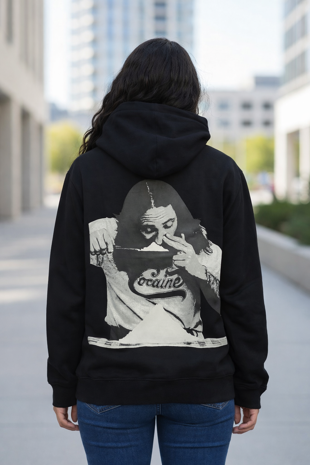 Co--ine Screen Printed Hoodie