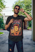 David Bowie Stardust | Screen Print Graphic T-Shirt - MAXGRG