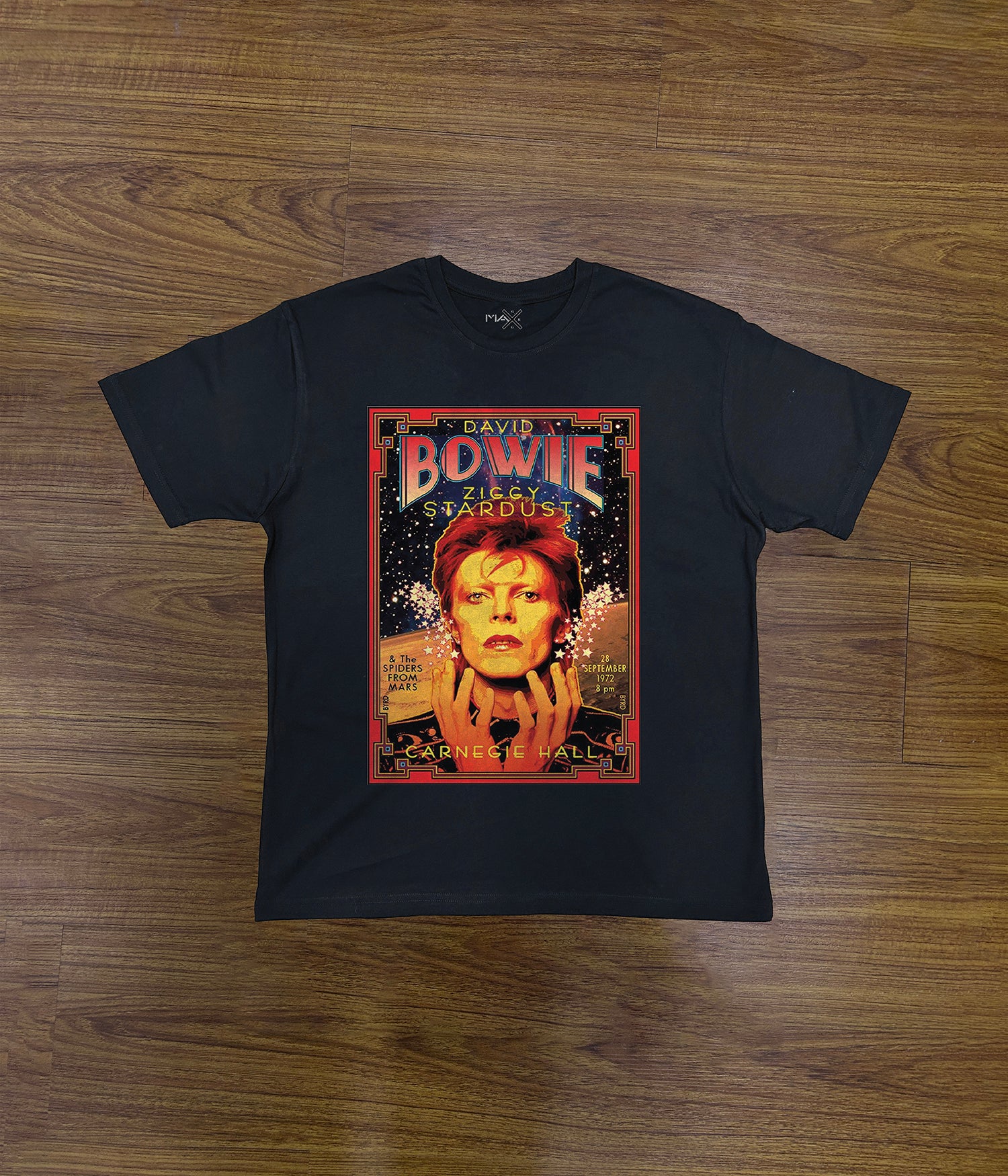 David Bowie Stardust | Screen Print Graphic T-Shirt - MAXGRG