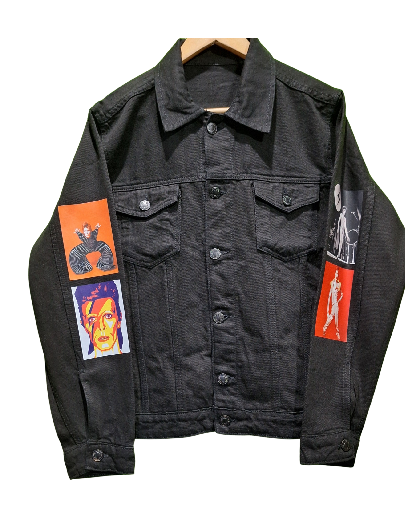 David Bowie Customised Graphic Denim Jackets - MAXGRG