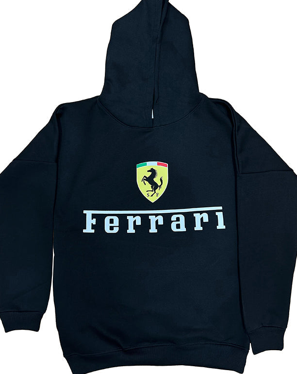 Ferrari | Screen Printed Hoodie