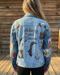 Freedom Customised Graphic Denim Jackets - MAXGRG