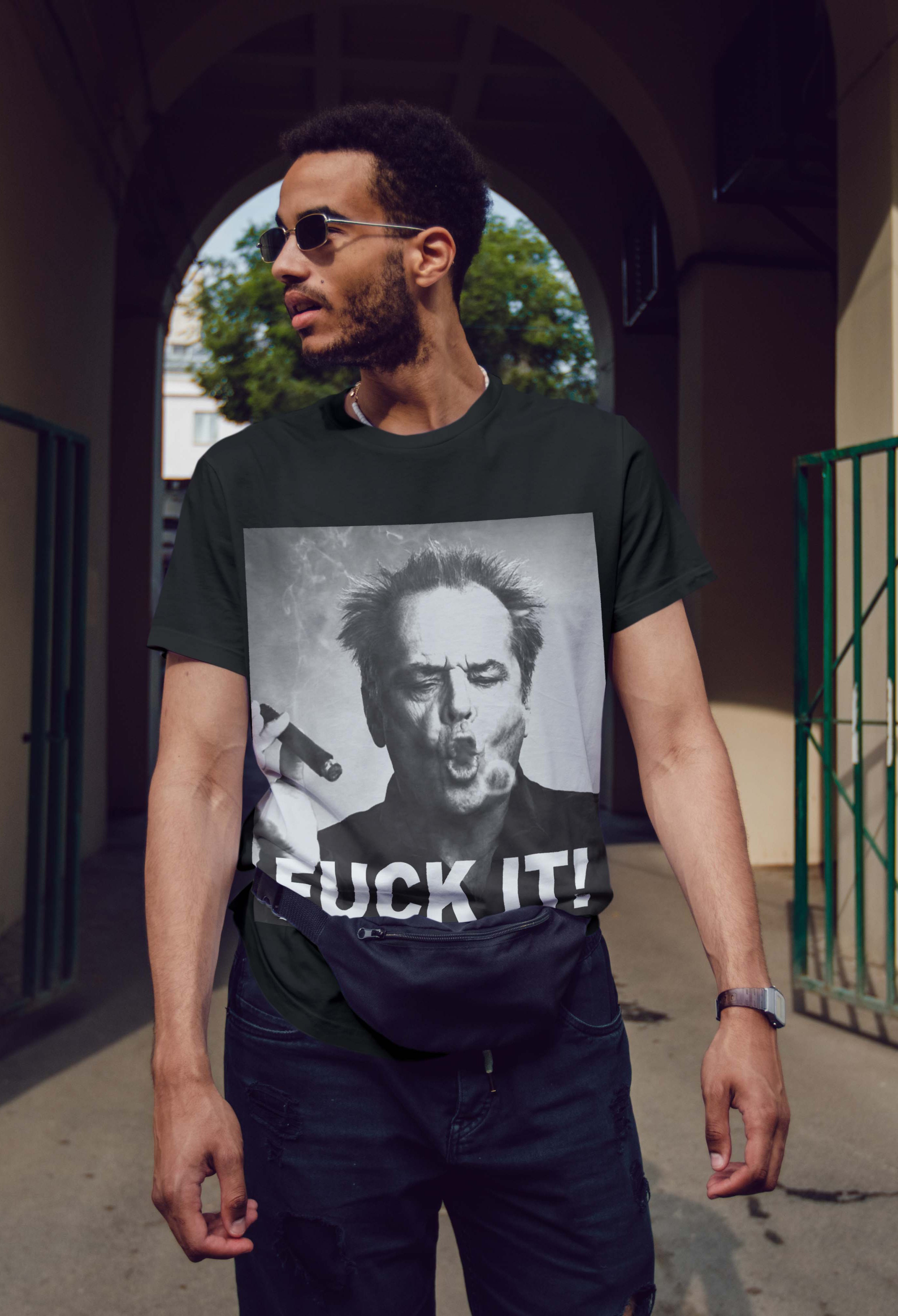 Fuck It | Screen Print Graphic T-Shirt - MAXGRG