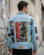 Godzilla Customised Graphic Denim Jackets - MAXGRG
